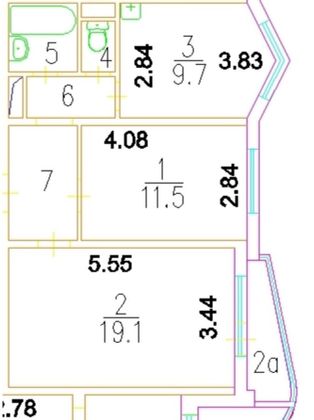 Продажа 1 комнаты, 19 м², 11/17 этаж