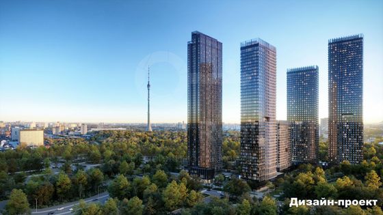 Продажа 3-комнатной квартиры 68 м², 16/55 этаж