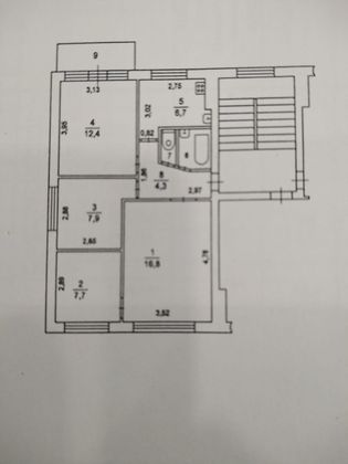 Продажа 4-комнатной квартиры 58,8 м², 4/5 этаж