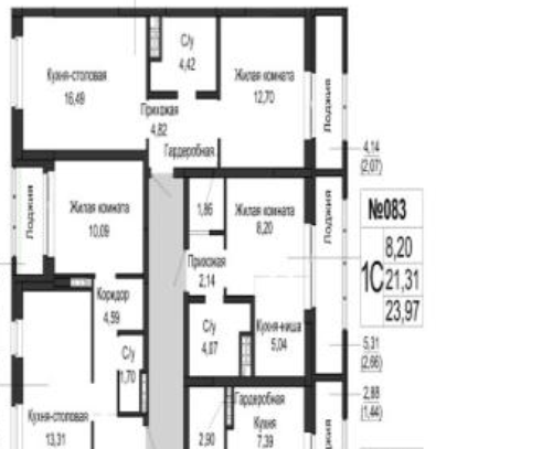 Продажа квартиры-студии 24 м², 2/18 этаж