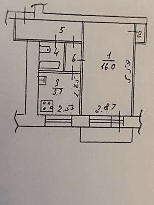 Продажа 1-комнатной квартиры 31,7 м², 3/4 этаж