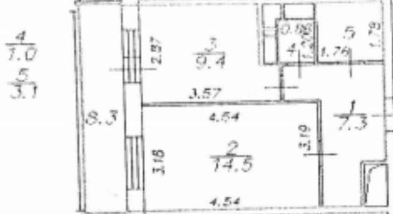 Продажа 1-комнатной квартиры 35,3 м², 20/20 этаж