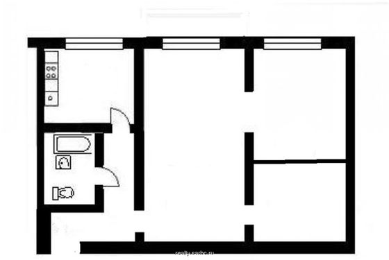 Продажа 2-комнатной квартиры 44,5 м², 4/5 этаж