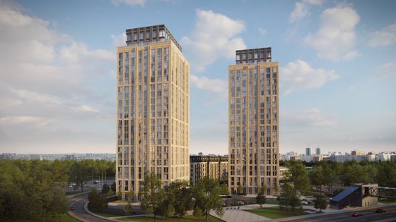 Продажа 1-комнатной квартиры 44,9 м², 2/24 этаж