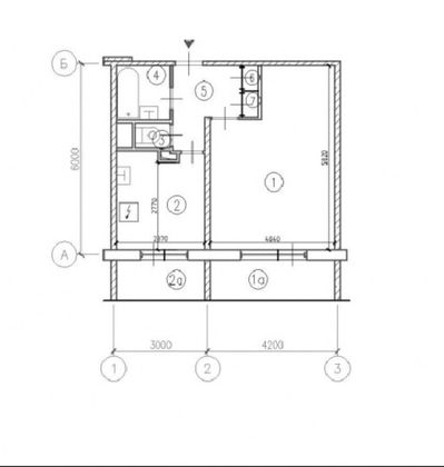 Продажа 1-комнатной квартиры 41,6 м², 4/12 этаж