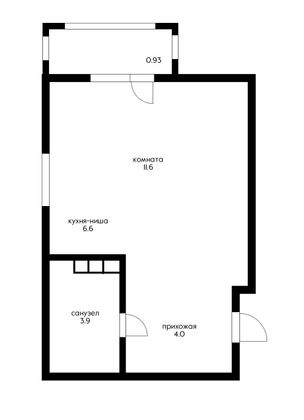 Продажа квартиры-студии 27 м², 2/12 этаж