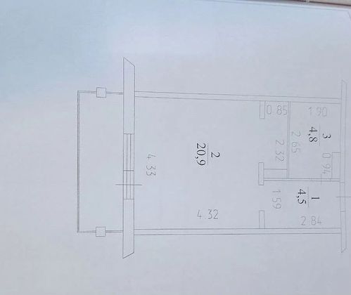 Продажа квартиры-студии 30,2 м², 5/9 этаж