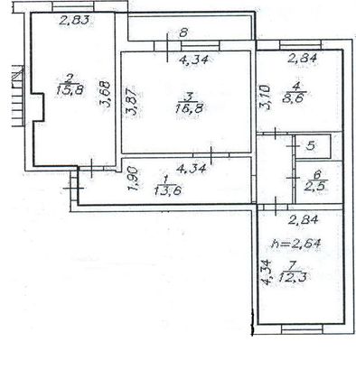 Продажа 3-комнатной квартиры 70,6 м², 9/10 этаж