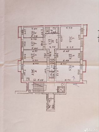 Продажа многокомнатной квартиры 224,8 м², 8/9 этаж