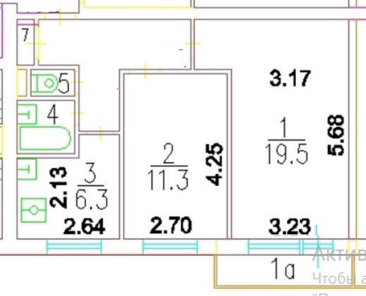 Продажа 2-комнатной квартиры 47,4 м², 7/9 этаж