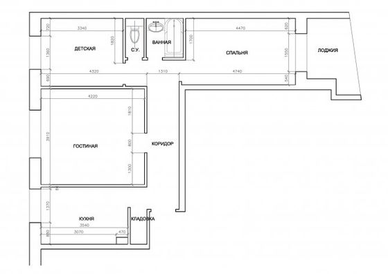 Продажа 3-комнатной квартиры 60,1 м², 3/9 этаж