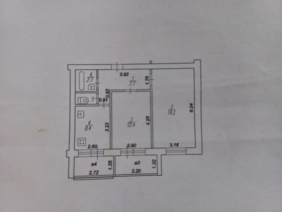 Продажа 2-комнатной квартиры 51 м², 5/10 этаж