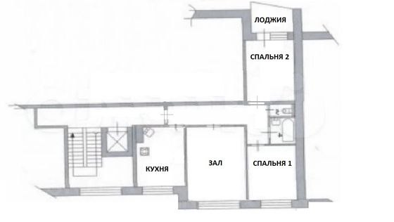 Продажа 3-комнатной квартиры 63 м², 3/10 этаж