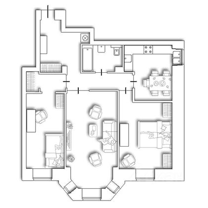 Продажа 3-комнатной квартиры 87,8 м², 3/11 этаж