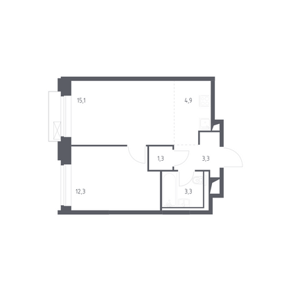 72 м², 3-комн. квартира, 14/14 этаж