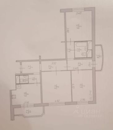 Продажа 3-комнатной квартиры 76 м², 13/20 этаж