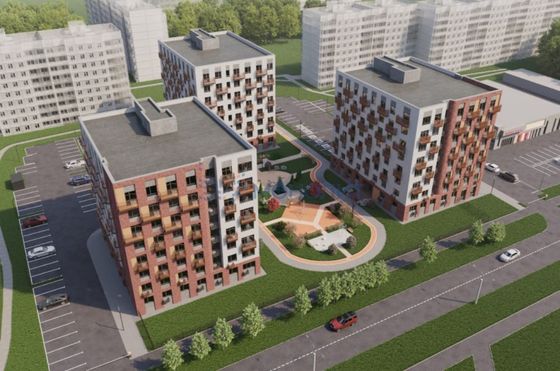 Продажа 1-комнатной квартиры 46,7 м², 6/9 этаж