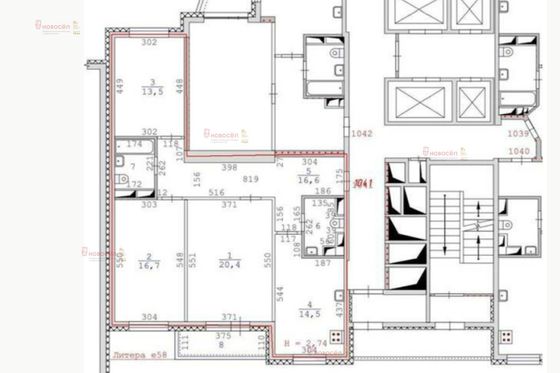 Продажа 3-комнатной квартиры 89 м², 13/25 этаж