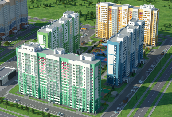 Продажа 1-комнатной квартиры 41,2 м², 2/16 этаж