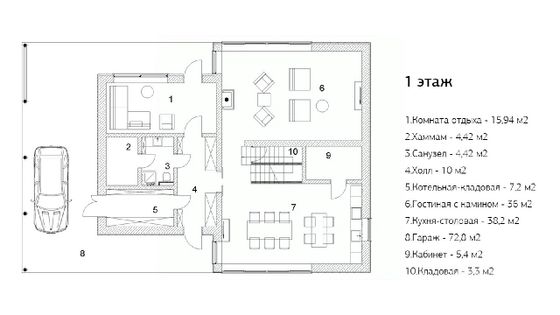 Продажа дома, 485 м², с участком 10 соток