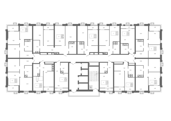 Продажа 2-комнатной квартиры 56 м², 19/23 этаж