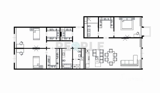 Продажа 4-комнатной квартиры 165 м², 14/21 этаж