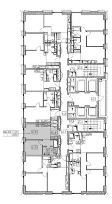 Продажа 1-комнатной квартиры 40,8 м², 47/52 этаж