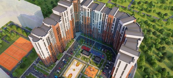 Продажа 1-комнатной квартиры 43,3 м², 6/22 этаж