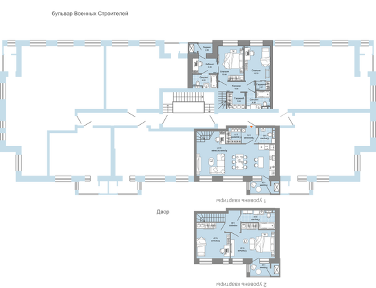 Продажа 3-комнатной квартиры 87 м², 3/4 этаж