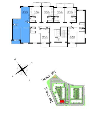 Продажа 3-комнатной квартиры 69,3 м², 4/5 этаж