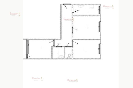 Аренда 3-комнатной квартиры 58 м², 7/9 этаж