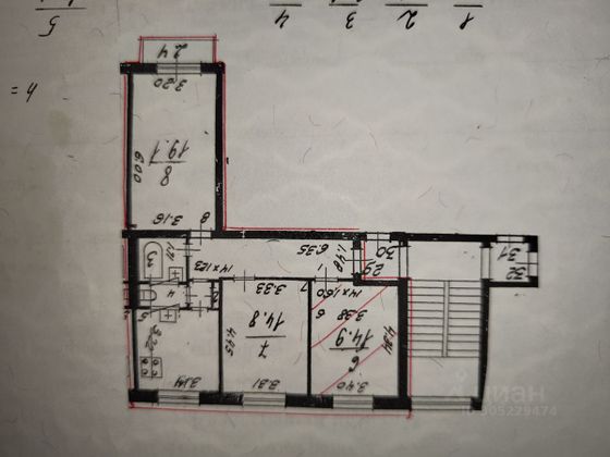 Продажа 1 комнаты, 14,9 м², 3/5 этаж