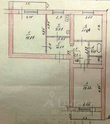 Продажа 3-комнатной квартиры 74 м², 1/5 этаж