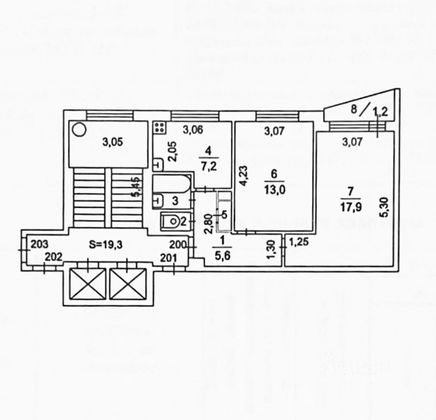 Продажа 2-комнатной квартиры 47,3 м², 3/12 этаж