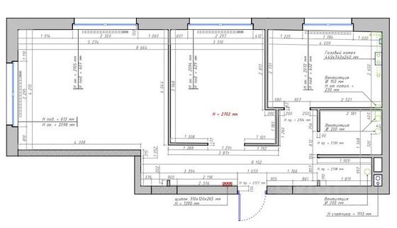 Продажа 2-комнатной квартиры 61,6 м², 1/5 этаж