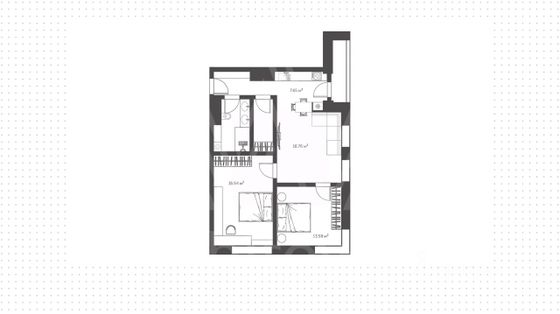 Продажа 3-комнатной квартиры 69,9 м², 3/11 этаж