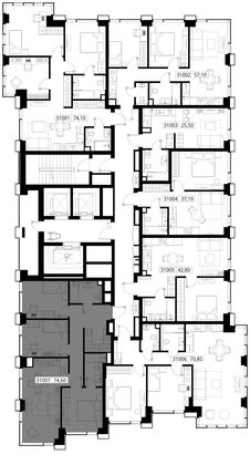 Продажа 3-комнатной квартиры 74,6 м², 10/28 этаж