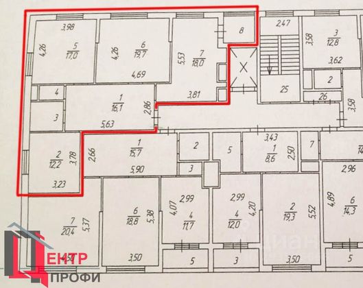 Продажа 3-комнатной квартиры 88,2 м², 8/9 этаж