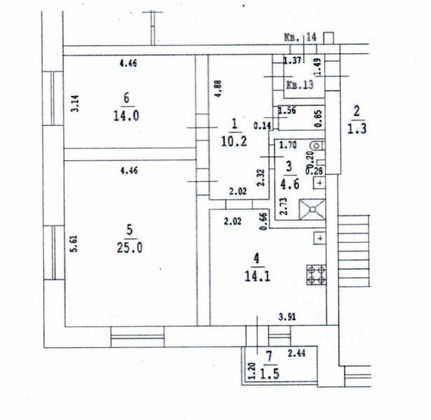 Продажа 2-комнатной квартиры 71 м², 4/10 этаж