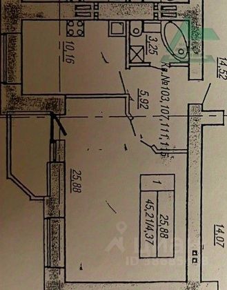 Продажа 4-комнатной квартиры 42,3 м², 6/12 этаж