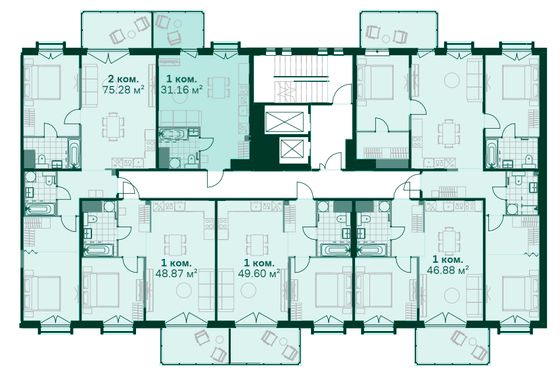 Продажа квартиры-студии 31,2 м², 11/14 этаж