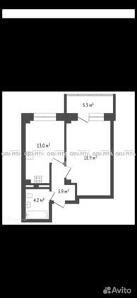 Продажа 1-комнатной квартиры 41,6 м², 19/25 этаж