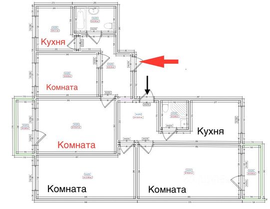 Продажа 4-комнатной квартиры 87 м², 2/5 этаж