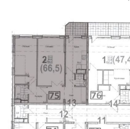 Продажа 3-комнатной квартиры 66,5 м², 5/10 этаж