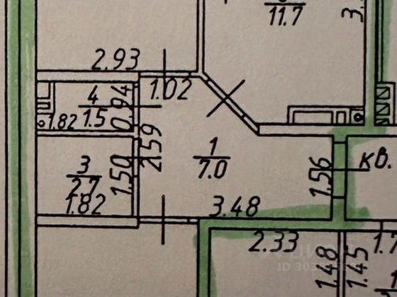 Продажа 2-комнатной квартиры 54 м², 18/18 этаж