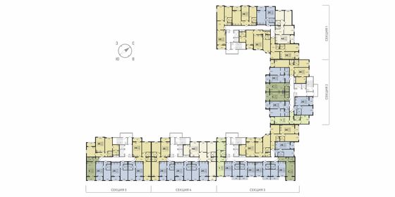 65,7 м², 2-комн. квартира, 10/18 этаж