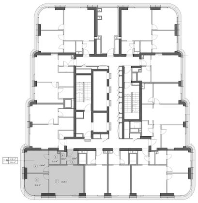 Продажа 2-комнатной квартиры 55,4 м², 13/53 этаж