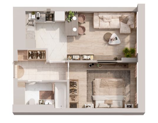 Продажа 2-комнатной квартиры 38,1 м², 13/15 этаж