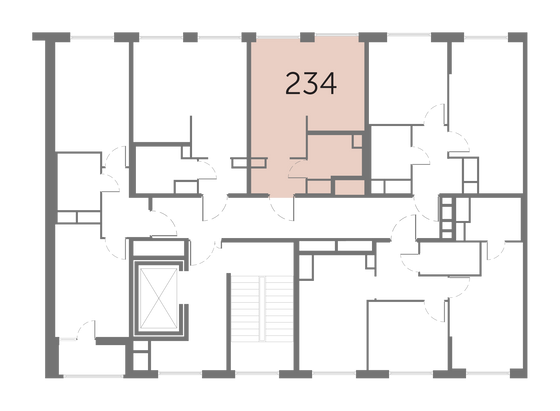 Продажа квартиры-студии 25,7 м², 3/10 этаж