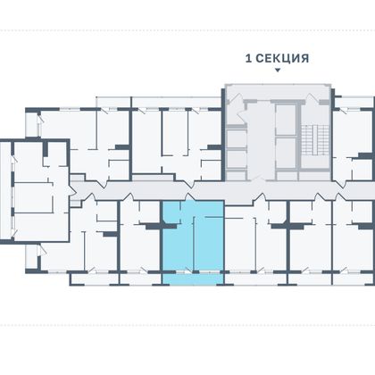 Продажа 1-комнатной квартиры 33,6 м², 16/22 этаж